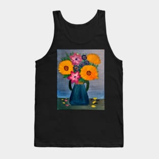 Sunflowers in a vase Tank Top